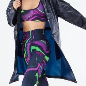 Blue navy Fabletics Rain Jacket size S